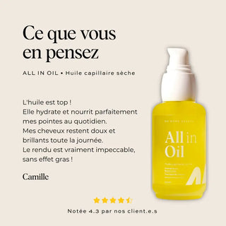 ALL IN OIL • Huile capillaire sèche - No More Beauty