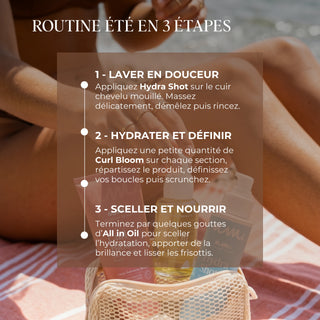 Trousse de voyage • Curly Summer Routine