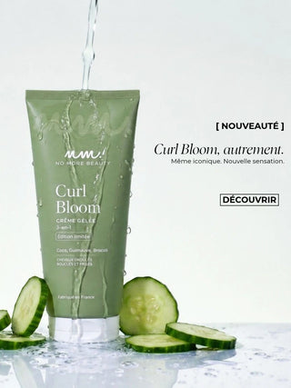 Curl Bloom Fresh Cucumber, crème 3-en-1 pour cheveux bouclés, édition limitée